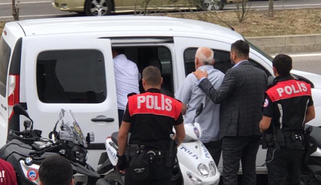 Yaşlı adama taciz gözaltısı