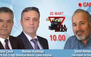 Mustafa Çevik ve Numan Korkmaz Kara Tren'de