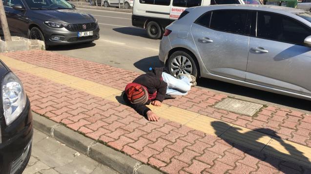 Yerde Yatan Şahıs Ekipleri Harekete Geçirdi