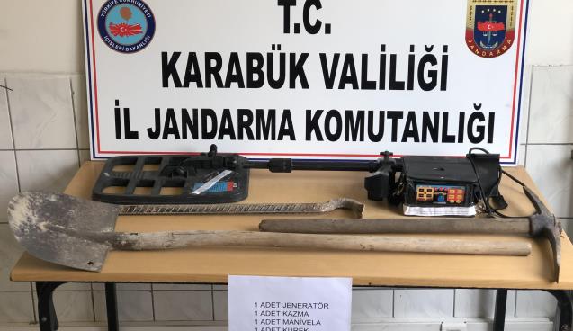  Jandarmadan kaçak kazıya suçüstü
