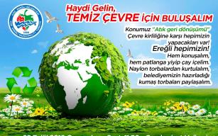 TEMİZ ÇEVRE İÇİN EL ELE