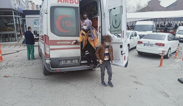 Küçük Çocuğun Üstüne Yatak Düştü