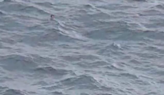 Kayalıklardan denize düştü....