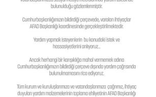 Karabük Valiliği’nden Elazığ için yardım duyurusu