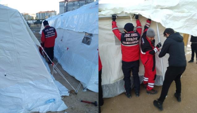 -13 derecede depremzedelere yardım!..