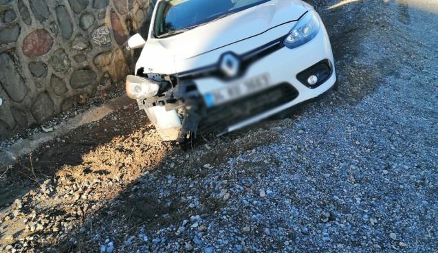 Zonguldak’ın Ereğli ilçesi Cemaller Köyü mevkiinde aracın