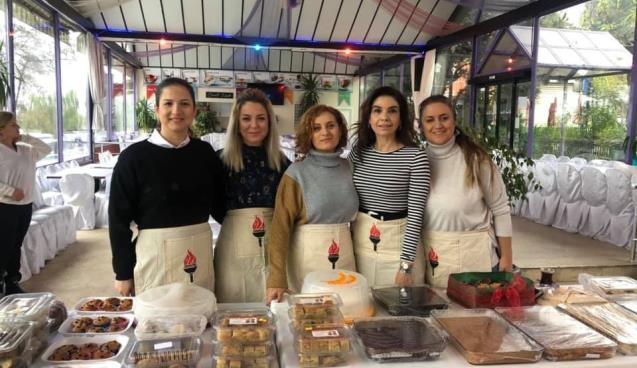 Köy okullarına destek için etkinlik yapıldı