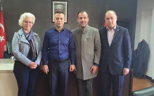 MÜFTÜOĞLU VE EKİBİ ÇELİK'İ ZİYARET ETTİ...