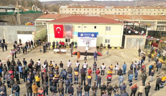 İTFAİYE’YE TEŞEKKÜR İÇİN EREĞLİ’YE GELDİ