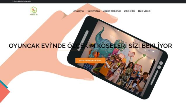 OYUNCAK EVİ WEB SAYFASI YAYINDA