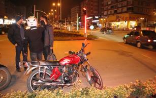 Zonguldak’ın Ereğli ilçesinde motosiklet ile cipin