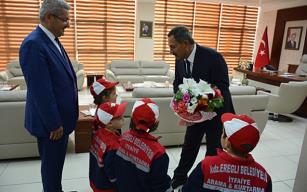 İtfaiye’den Başkan Uysal’a ziyaret…