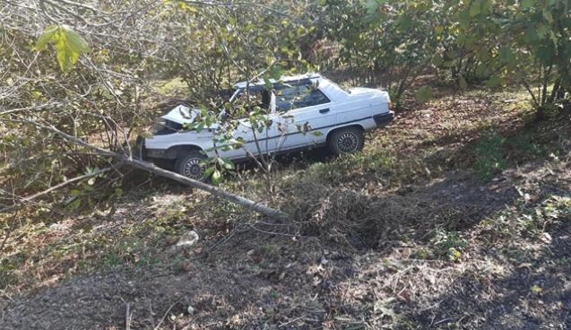 Fındık bahçesine uçtu. Yaralılar var…