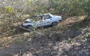 Fındık bahçesine uçtu. Yaralılar var…