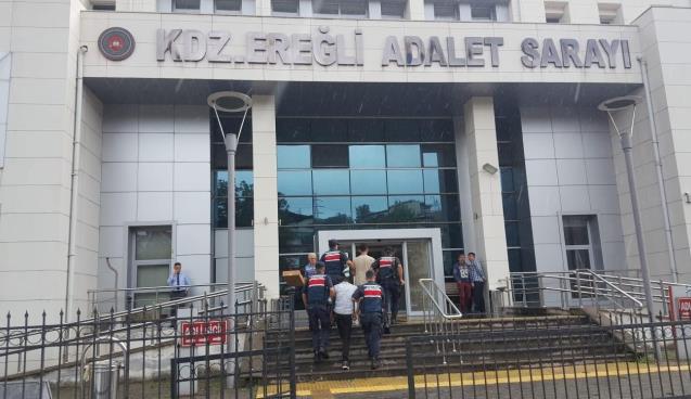 Fındık hırsızları adliyeye sevk edildi