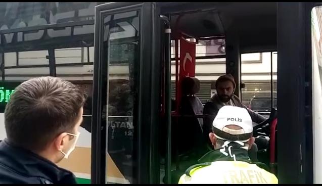 Halk Otobüslerinin denetimine devam ediliyor…