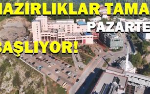 BEÜ Hastanesinde korona virüs test çalışmaları başlıyor...