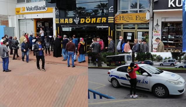 Maskesize cezai işlem uygulandı…