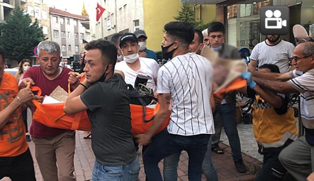 Düştü, kalbi durdu...