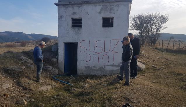 Dağdan gelen su iki köy arasında anlaşmazlığa neden oldu