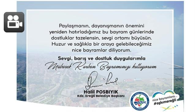 Başkan Posbıyık, Kurban Bayramı’nı kutladı