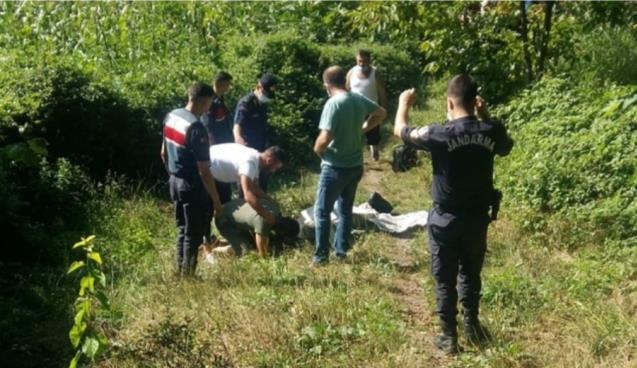Ormanlık alanda erkek cesedi bulundu