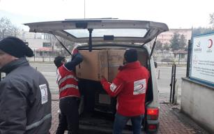 Depremzedeler için ısıtıcı sobalar