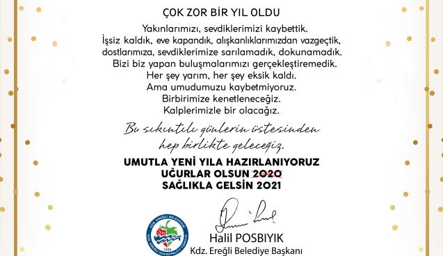 BAŞKAN POSBIYIK’TAN YENİ YIL MESAJI