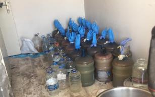 Bartın’da kaçak içki imalathanesinde patlama