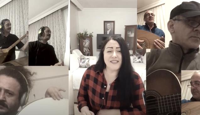 MÜZİKSEVERLER MORAL VERMEYE ÇALIŞTI