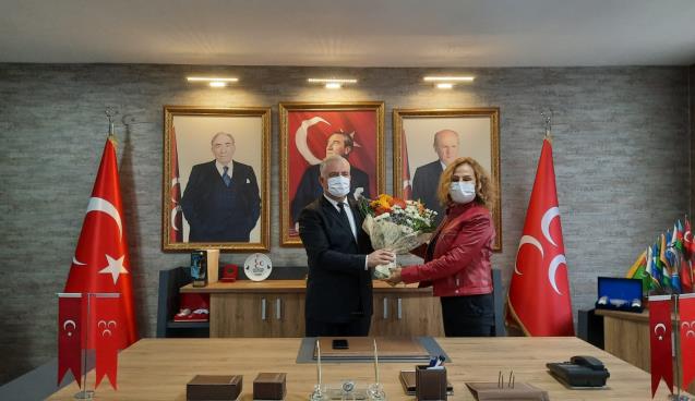 Kadın Gücü Kooperatifi’nden MHP’ye ziyaret…