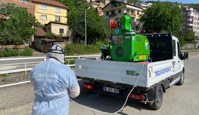 SİVRİSİNEKLERE KARŞI İLAÇLAMA ÇALIŞMALARINA BAŞLADI