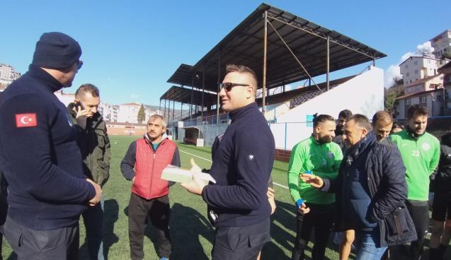 Zonguldak Ereğli Belediyespor’un antrenmanına Genç