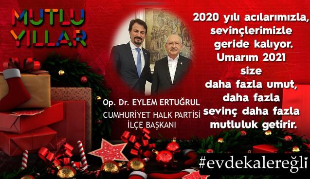Eylem ertuğrul'dan yeni yıl mesajı