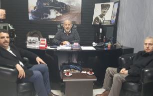 Uçar ve Çakır Kara Tren'i ziyaret etti..