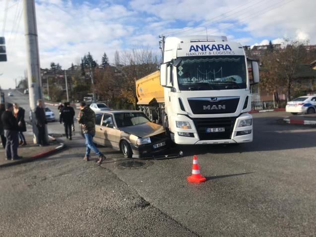Karabük’te trafik kazası: 2 yaralı