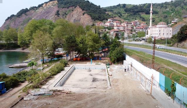 HAVUZ VE AQUA PARK İÇİN ÇALIŞMALAR HIZLANDI