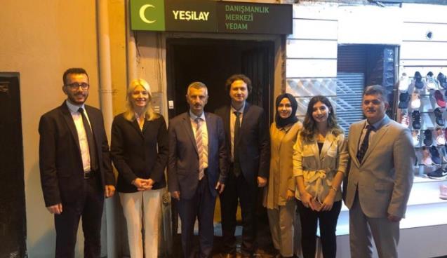 Bektaş’tan YEDAM’a ziyaret 