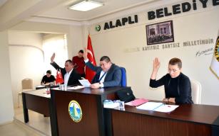 ALAPLI BELEDİYE MECLİS TOPLANTISI YAPILDI...