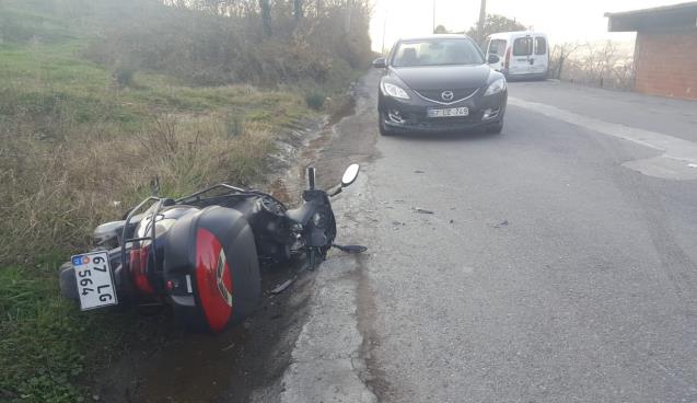 Çarpıştılar iki yaralı...