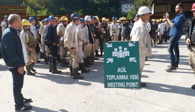 Yangın tatbikatı başarıyla tamamlandı