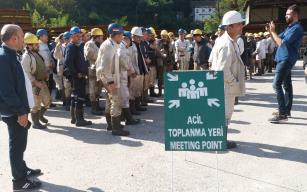 Yangın tatbikatı başarıyla tamamlandı