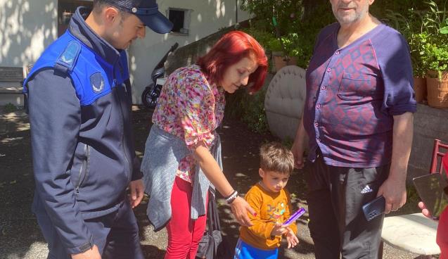 kaybolan çocuk zabıta ekipleri tarafından bulundu