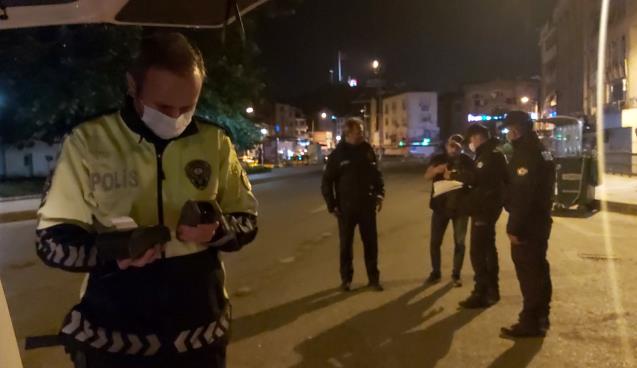 Alkol içti cezayı yedi.