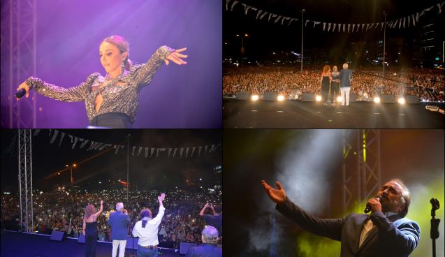 Gülşen şarkılarıyla, Konak şiirleri ile mest etti…