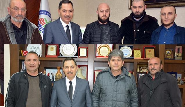 Başkan Uysal’ı ziyaret ettiler!..