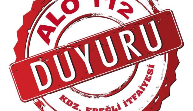 İtfaiyeden de uyarı geldi…