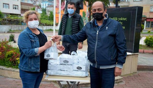 Kandil simidi dağıttılar…