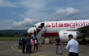 Zonguldak halkı havalimanına alıştı