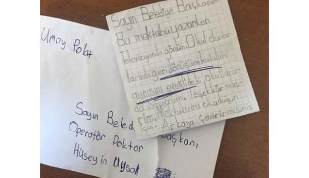 "Bugüne kadar aldığım en anlamlı mektup.."